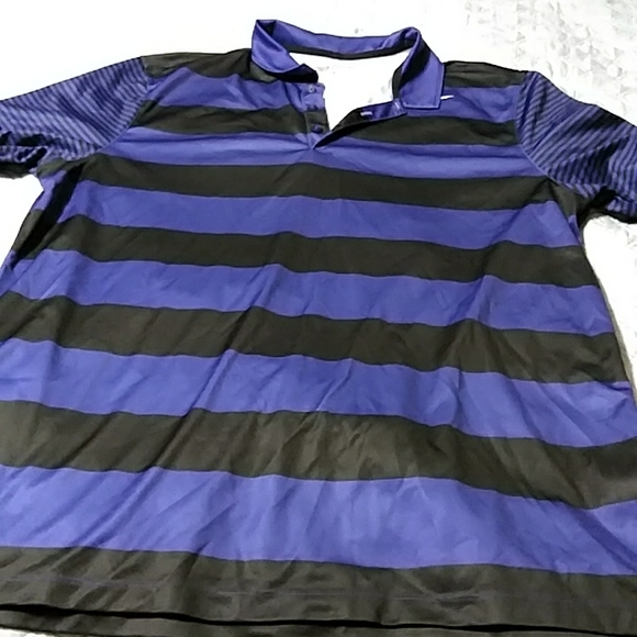 Nike Other - Nike Golf DRI Fit Striped Shirt